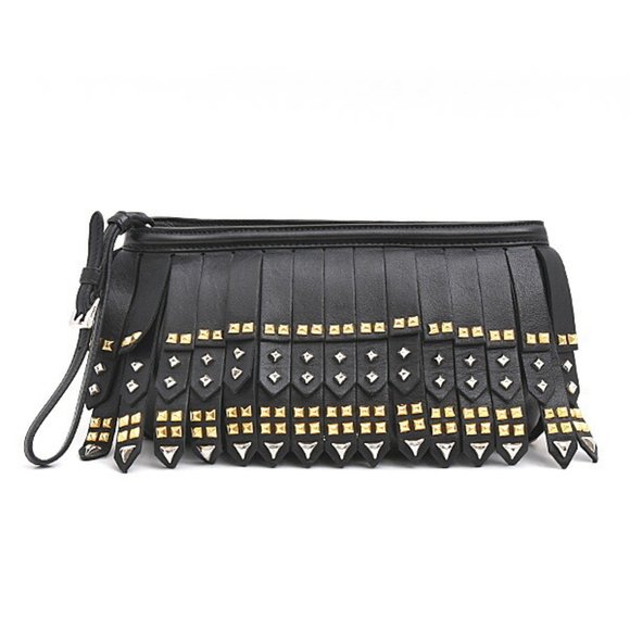 PRADA Black Leather Pouch - Picture 1 of 10